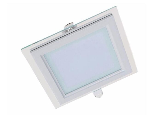 Glass Ceiling Mounted Led Flat Panel Light , 80ra 0.9pfc White Ceiling Lights  supplier